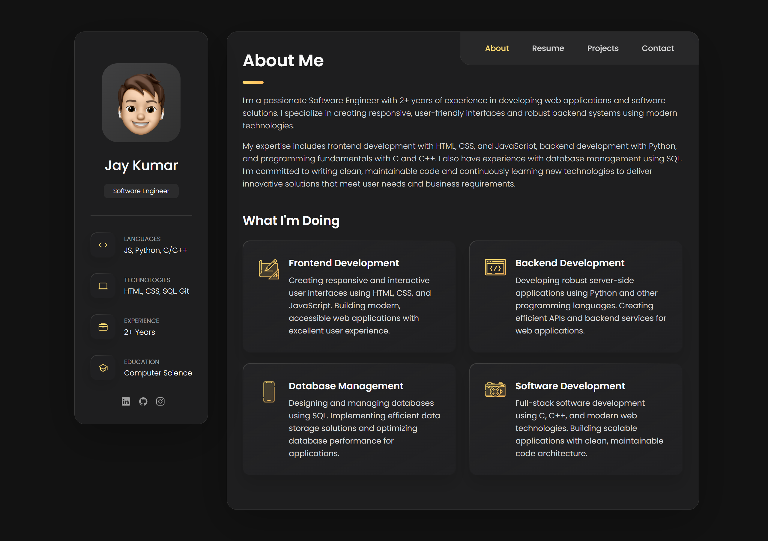 Personal Website